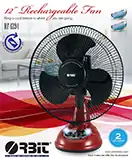 orbit rechargeable fan rf-1294