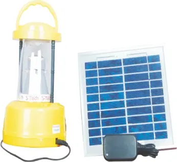 super solar lamp with panal