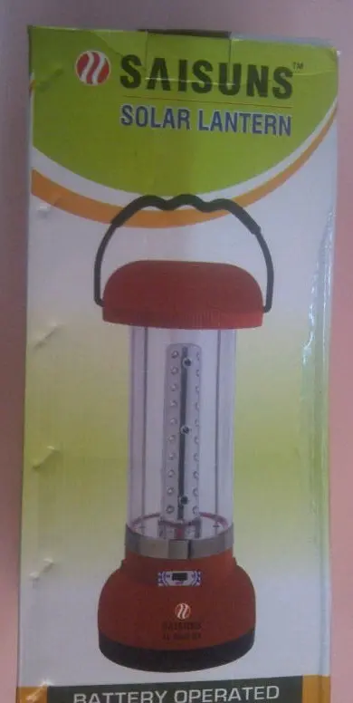 Saisuns Solar Big Lantern (Lamp) with Penal