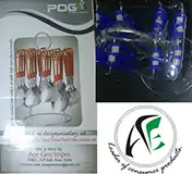 pogo fida 24 pcs. tableware full steel cutlery set