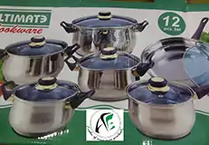 12 pcs ultimate cookware set