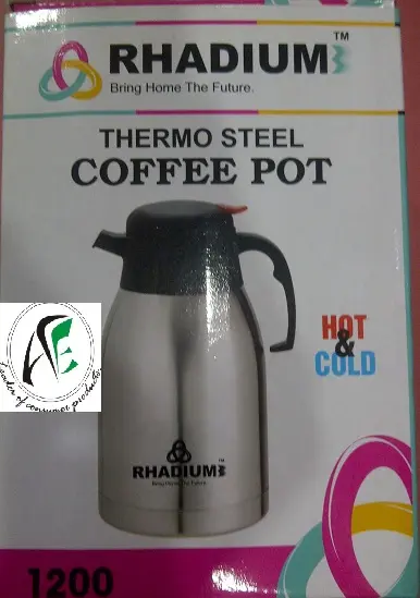rhadium thermo steel travel coffee pot