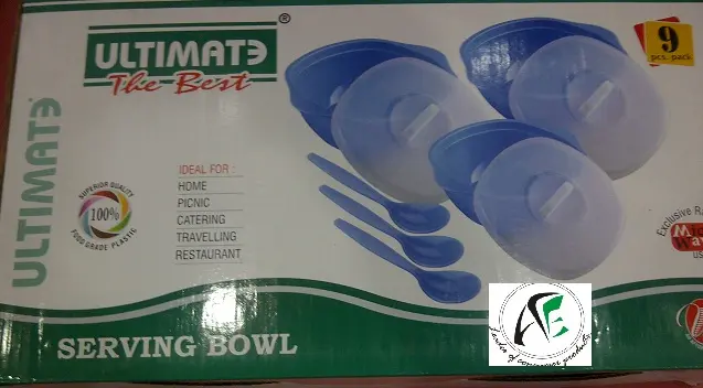 9 pcs ultimate serving bowl set