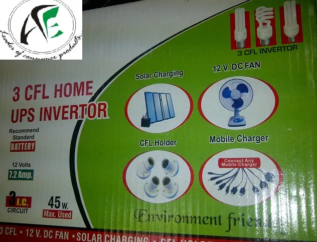 3 cfl home ups invertor