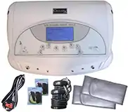 dual detox spa with single lcd screen and stomach belt 