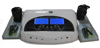 lcd model dual detox spa with stomach belt and wrist belt 