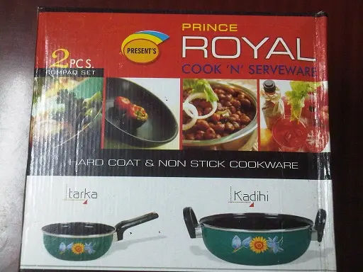 royal 2 pcs bartan set