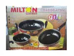 milton 3 pcs bartan set