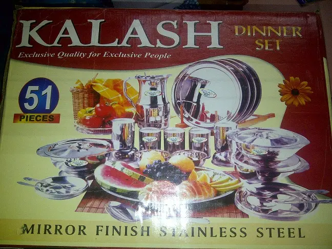 kalash 51 pcs dinner set