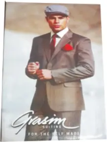 grasim suit length