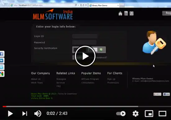 mlm binary user demo